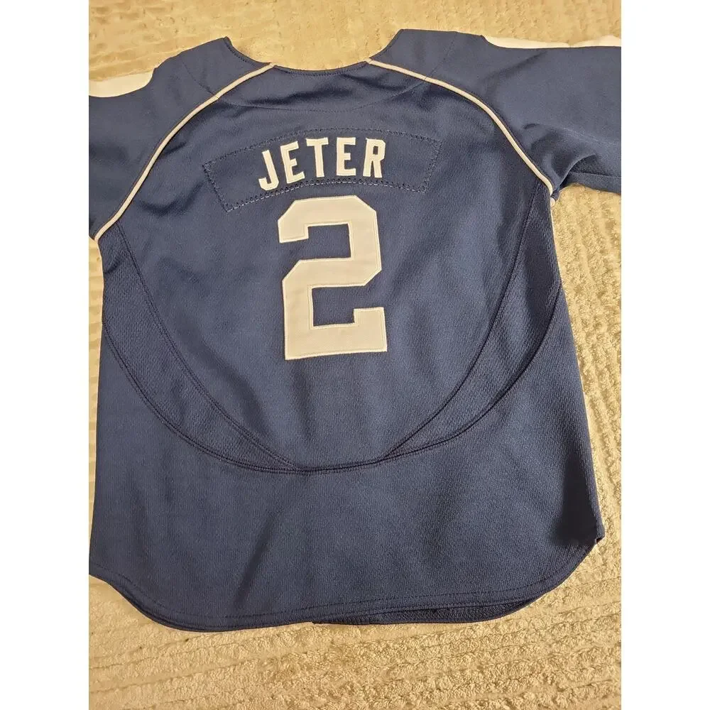 Nike Derek Jeter New York Yankees Jersey baseball MLB Youth Small 5 Boys Kids